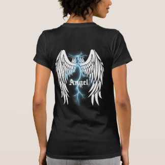 Angel Vingar med blixt Bolt T Shirt