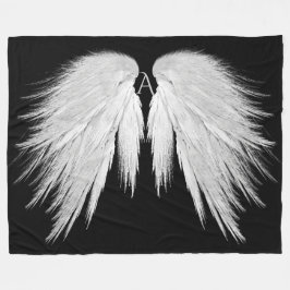 ANGEL VINGAR Monogram Black Fleecefilt