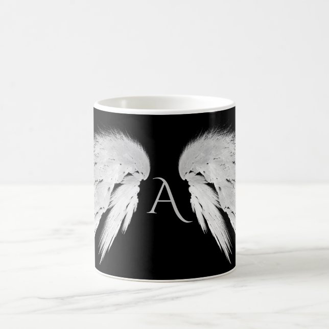 ANGEL VINGAR Monogram Black Kaffemugg (Center)