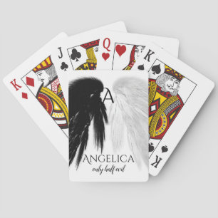 ANGEL VINGAR Monogram "Endast halvondska" Lusnyj Casinokort