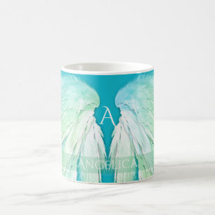 ANGEL VINGAR Monogram Namn Fresh Ombre Kaffemugg