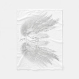 ANGEL VINGAR Monogram White Fleecefilt