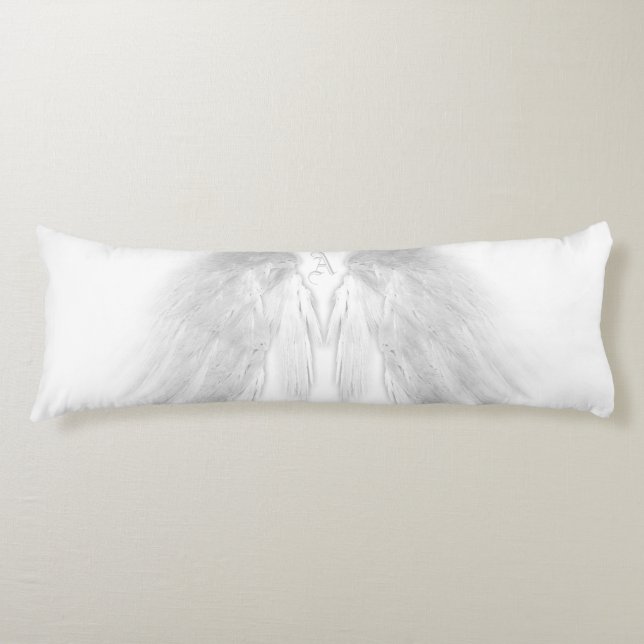 ANGEL VINGAR Monogram White Kroppskudde (Framsidan)