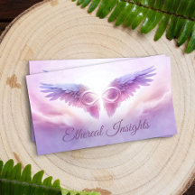 Angel vingar och Infinity Symbol - mjuk pastel