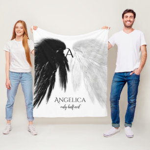 ANGEL VINGAR 'only Halvonde' Monogram funny Fleecefilt