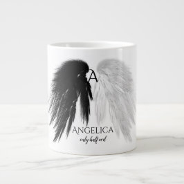 ANGEL VINGAR 'only Halvonde' Monogram funny Jumbo Mugg