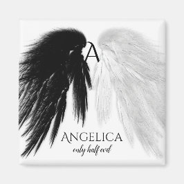 ANGEL VINGAR 'only Halvonde' Monogram funny Magnet