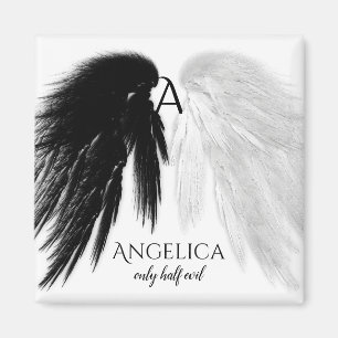 ANGEL VINGAR 'only Halvonde' Monogram funny Magnet