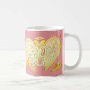 Angel Vingar Ord Art Anpassningsbar Coffee Kopp