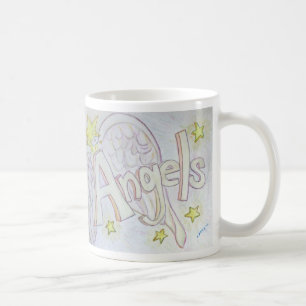 Angel Vingar Ord Art Anpassningsbar Coffee Mugg