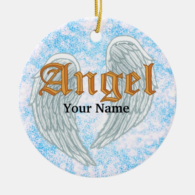Angel Vingar ornament (Framsidan)