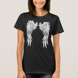 Angel Vingar på ryggen - Coola Himmelsk Fantasy T T Shirt
