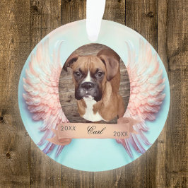 Angel Vingar Pet Memorial Acrylic Ornament