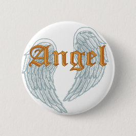 Angel Vingar Pin Knapp