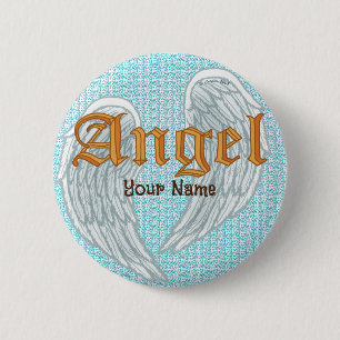Angel Vingar Pin Knapp