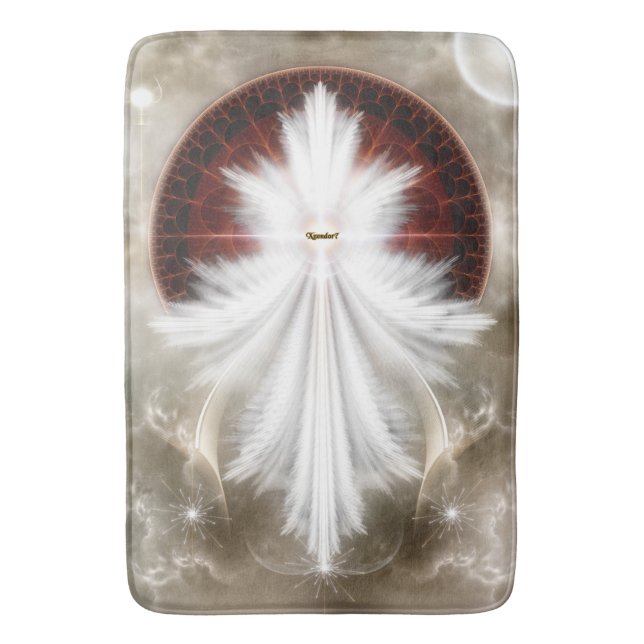 Angel Vingar Snowflake Bath Mat Badrumsmatta (Framsidan (Vertikal))
