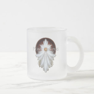 Angel Vingar Snowflake God jul TW ISO Frostad Glasmugg