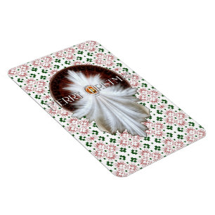 Angel Vingar Snowflake God jul TW ISO Magnet