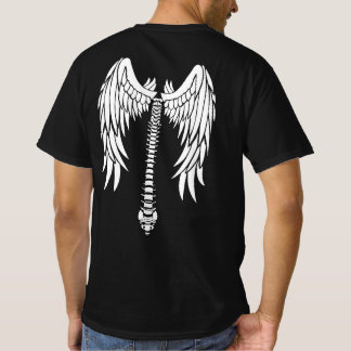 ANGEL VINGAR SPINE BAK PHOTO STUDENT FIRANDE T SHIRT