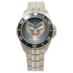 Angel Vingar Stainless Steel Bracelet e-Watch Watc Armbandsur