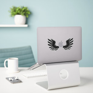 Angel Vingar Sticker - A Retro Dream Klistermärken