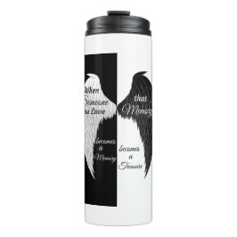 Angel Vingar svart och vit