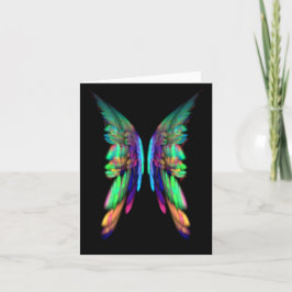 Angel Vingar Sympathy Note Card Kort