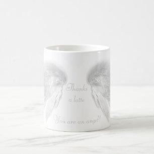 ANGEL VINGAR "Tack a latte" Coffee Pun Kaffemugg