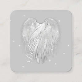 ANGEL VINGAR "Tro" Magic Heart Fyrkantigt Visitkort