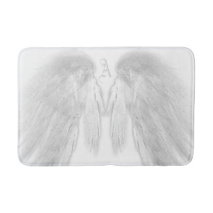 ANGEL VINGAR White Anpassningsbar Monogram Badrumsmatta