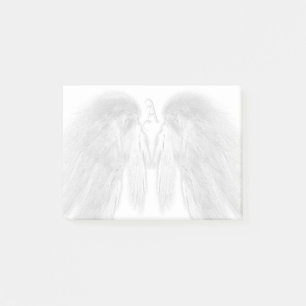 ANGEL VINGAR White Anpassningsbar Monogram Post-it Block