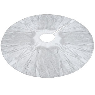 ANGEL VINGAR White Himmelsk Holly Monogram Julgransmatta Fleece