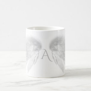 ANGEL VINGAR White Monogram Kaffemugg
