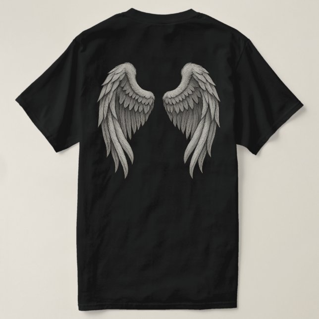 Angel Vinge Graphic T-Shirt (Design baksida)