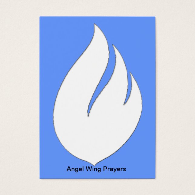 Angel Vinge Prayer Cards Visitkort (Framsidan)