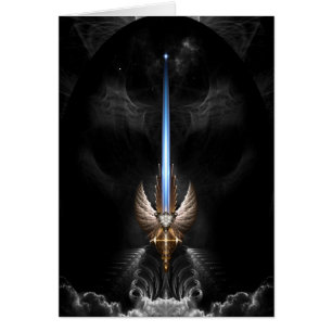 Angel Vinge Sword of Arkledious DGS Hälsningskort