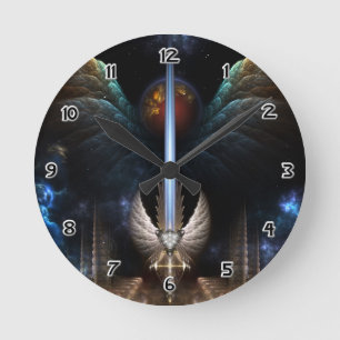 Angel Vinge Sword of Arkledious IMW Wall Clock Rund Klocka