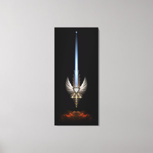 Angel Vinge Sword of Arkledious Sp Blk Kanvastryck