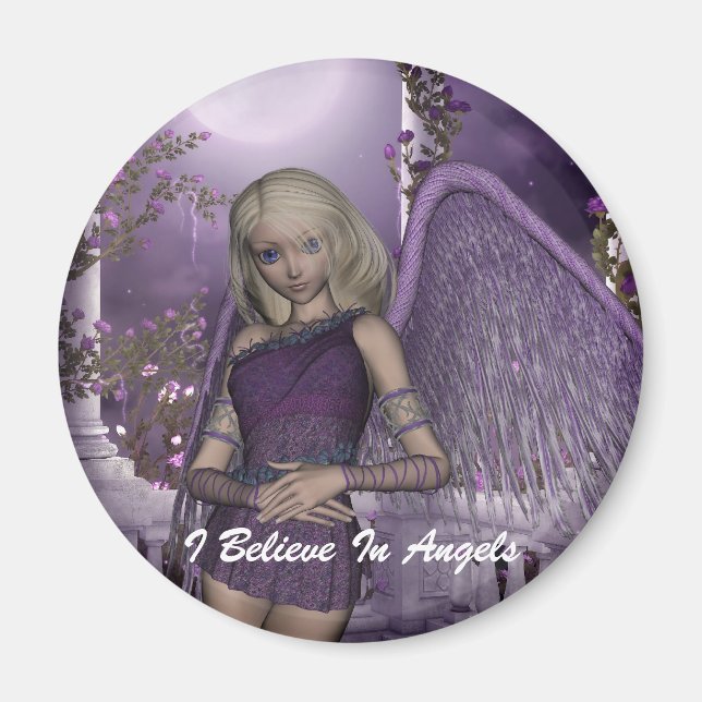 Angel Violet Charms Magnet (Framsidan)