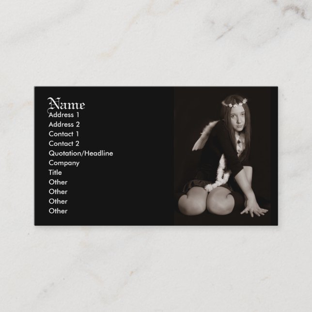 Angel Visitkort (Framsida)