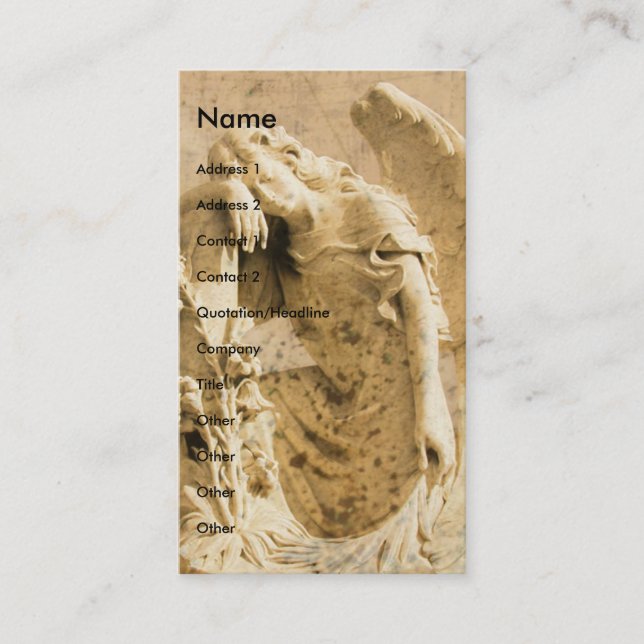 Angel Visitkort (Framsida)