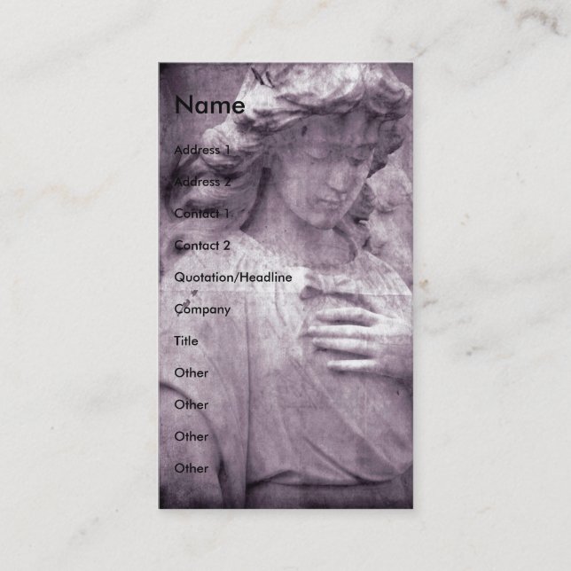 Angel Visitkort (Framsida)