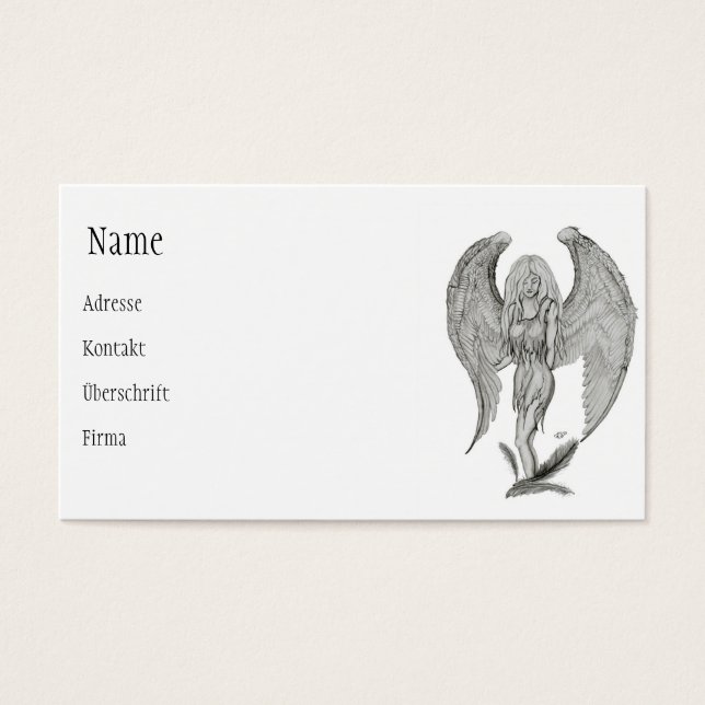 Angel Visitkort (Framsidan)