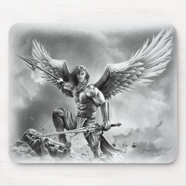 ANGEL WARRIOR Mouse Pad Musmatta (Framsidan)
