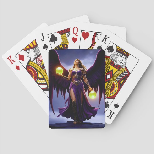 Angel Warrior Playing Cards  Casinokort (Baksidan)