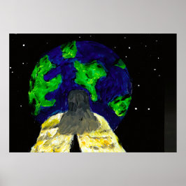 Angel watching over me  (Semi-Gloss) print Poster