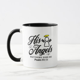 ANGEL WATCHING ÖVER MIG PROMISE - Psalm 91:11 Mugg