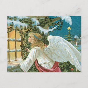 Angel Watching Vykort