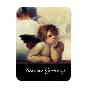 ANGEL / Winged Cherub Magnet