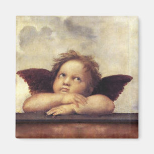 ANGEL / Winged Cherub Raffaello Sanzio Magnet